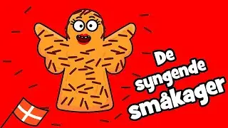 De syngende småkager | Hurra Børnesange | Julesang for børn (Dansk)