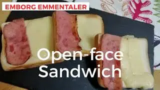 Emmentaler-Ham Open-faced Sandwich | Oh-so-gooey good!
