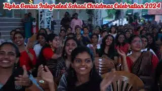 Christmas 2024 celebration | Dance program of Alpha Genius integrated school students | Xmas dance