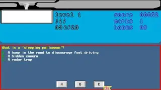 AMIGA 10 out of 10   Driving Test OCS 199410 out of 10 Educational SystemsDisk 2 of 2