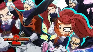 Gentle Criminal and La Brava in My Hero One's Justice 2