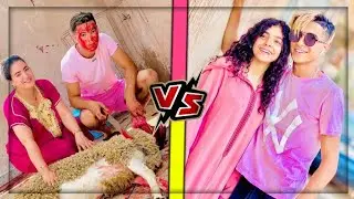 Bouchaib Chatibi Vs Imane El Halimi - Tik Tok / تحدي من الأفضل على تيك توك - (صوت لمن تحب)