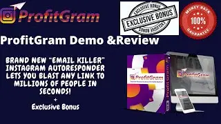 ProfitGram Demo & Review + Exclusive Bonus||THE FIRST EVER &ldquo;INSTAGRAM AUTORESPONDER''