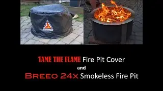 Breeo and Tame The Flame Fire Pit Cover