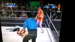 My finisher on my custom diva superstar wwe 2007 on ps2