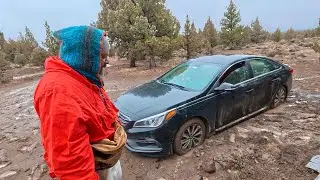 Stranded By A Surprise Desert Rain Storm