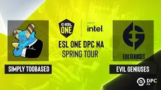 Dota2 - Evil Geniuses vs simply TOOBASED - Game 2 - ESL One DPC NA Spring