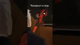 Deadpool vs Gojo : Hollow Brown 🤣#deadpool #marvel #mcu #gojo #anime #jjk #fyp