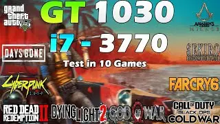 GT 1030 2GB Test in 10 Games on Low Settings in 2025 - 720p (HD)