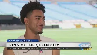 Panthers QB Bryce Young describes why he's excited for 2025 season