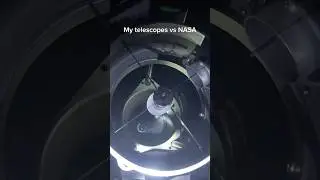 My telescopes vs NASA&rsquo;s #shorts #space #astrophotography #nasa