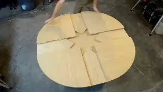 Деревянный раздвижной стол