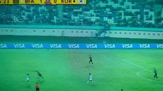 LIVE PAPA TOLA REACTION BURK1N4 F4S0 VS K0R3A REPUBL1C U17 Babak II