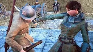 Assassin's Creed Syndicate Fearless Lydia Frye High Action Brutal Kills & Stealth World War 1 No HUD