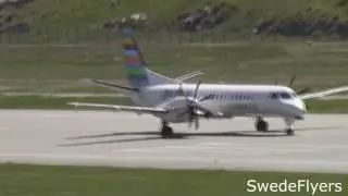 Bromma airport: Summer Takeoffs!