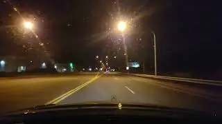 ASMR Driving (13) Night Time