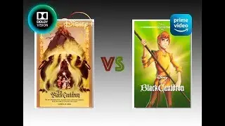 ▶ Comparison of The Black Cauldron 4K Disney+ vs Prime Video Version