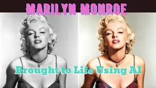 Marilyn Monroe Photos Brought to Life!  Insanely Realistic Photo Manipulation AI