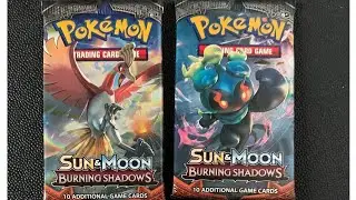 Pokemon Burning Shadows Pack opening Hunting Charizard Rainbow