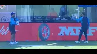 Rishabh Pant keeping Practice with Mentor M S Dhoni🔥🔥🔥