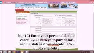 DTE Maharashtra Online Engineering Application Guideline