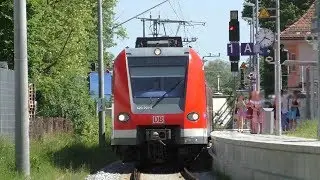 Dachau Stadt mit der Baureihe 423 der S-Bahn München (+1½ Makros)