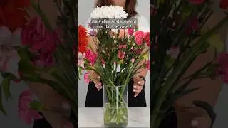 Le secret des fleuristes pour un bouquet parfait ! Ne les mets plus jamais autrement.