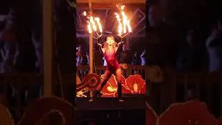 Fire. LED. Aerials at Lucid Fest