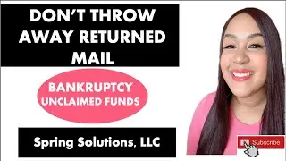 DON'T THROW AWAY RETURNED MAIL-WORK FROM HOME 2020-Unclaimed Property Locator