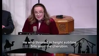 Naomi Nixon singing Dan Forrest&rsquo;s arrangement of &lsquo;See Amid the Winter&rsquo;s Snow&rsquo; on 21 December 2025
