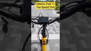 Velotric Fold 1+ Folding eBike Top Speed Test (Throttle) #velotric #ebikereview