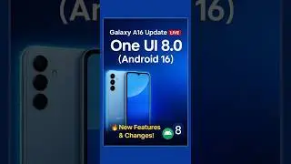 Samsung Galaxy A16 One UI 8.0 (Android 16) Update Live in India #updatetracker #samsung #android16