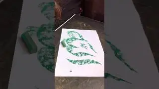 Allah name calligraphy art video #artartist #art#fyp