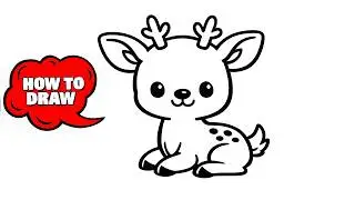 How to Draw a Deer Step by Step | Realistic Deer Drawing Made Easy
