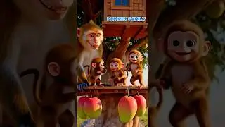 The Monkey Family | Emotional AI Story #AI #shortsvideo  #EmotionalStory #CutieBooBites #viral