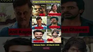 Dragon (2026) Movie Cast Fees #jrntr  #yash  #rukminivasanth  #tovinothomas  #shortsfeed