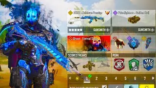 Blue Mythic Ghost looks insane with the AK117 Meltdown Prestige to drop an insane SND Clips in CODM💀
