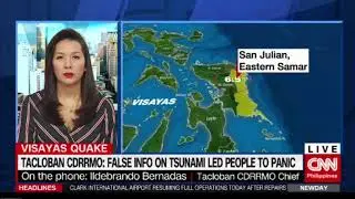 E. Samar monitoring situation after magnitude 6.5 quake