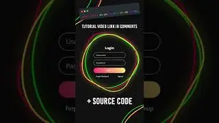 Animated Login Form using HTML and CSS with Source Code || 