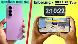 Realme P4X 5G Unboxing With Free Fire Test ||  Realme P4X 5G FF Heating + Battery Drain Test..