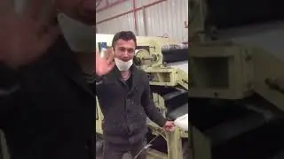 Turkey market nonwoven production line for carpet basic felt