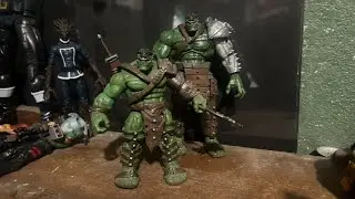 Marvel universe World War Hulk/Gladiator Hulk custom