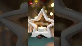 Star shaped tea-light holder #tealightholder #newyear2024 #amazonfinds #artecasa #homedecor