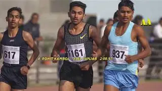 800m Boys U17 Semi Final 1 - 64th National School Games Athletics New Delhi 2018