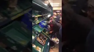 Shoppers fight over reduced veg in Tesco