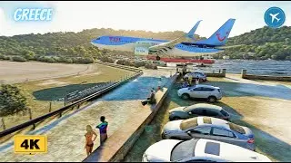 LOWEST LANDING EVER? | Skiathos Airport | B737-8 TUI | MSFS 2020 | NVIDIA RTX