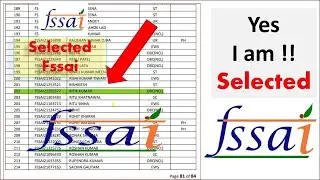 I am selected PA 🎉🎉🎉🎉 Fssai Result out