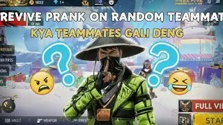 Revive prank 🤣😂 on random Teammate  #freefire #gaming #prank #ff #gareana #freefire
