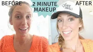 2 Minute Makeup! | Quick, easy, everyday face!