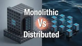 Difference between a Monolithic system and a Distributed system?
